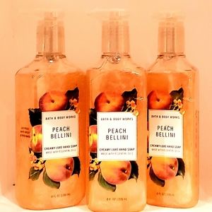 7/$30 Bath & Body Works Peach Bellini 8 fl. oz. Creamy Luxe Hand Soap